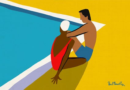 PTH0388 Pool Couple PLWPC
