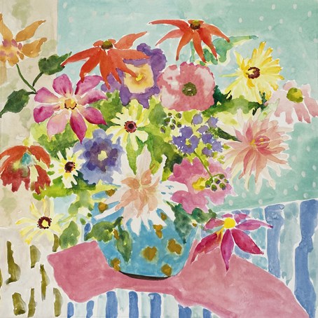 EBU0090 Dahlias from my Garden Print 40cm x 40cm 400dpi copy