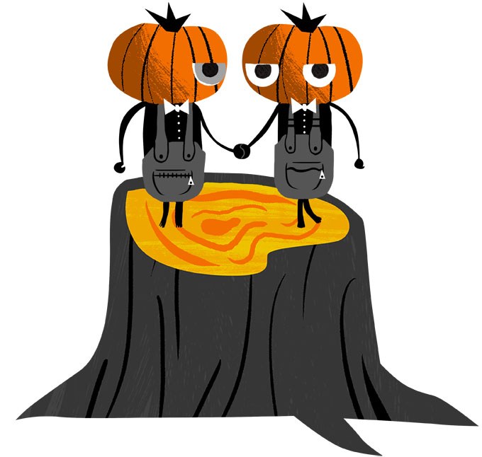 AR GRC0054 pumpkin twins