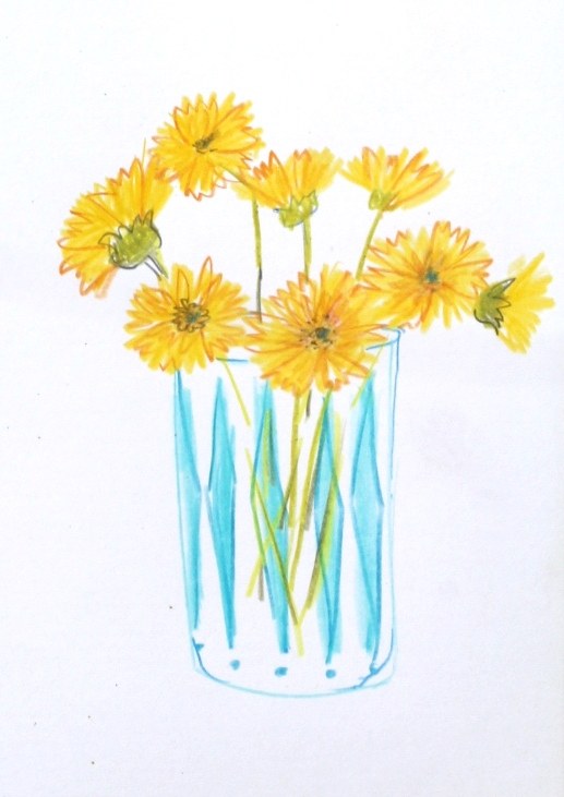 ASK0297YellowSummerFlowersTFHRA Y