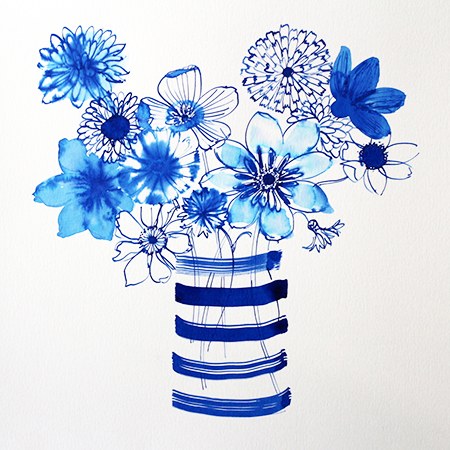 ASK0578IndigoFlowersAndStripesPLGWW ABACUSVIAJANE