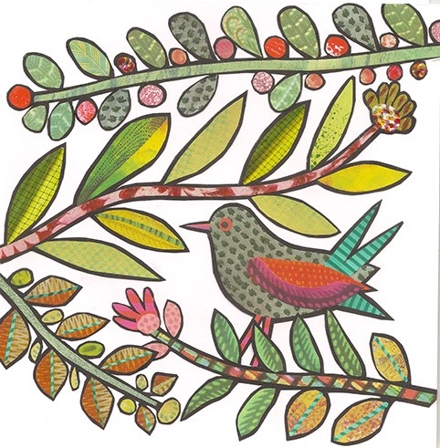 JRB0186 shrubbery bird Y