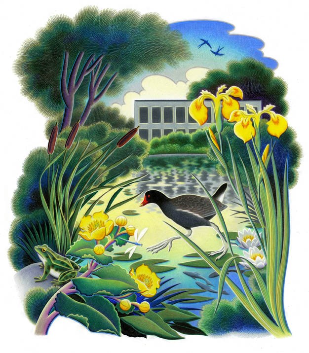 AR JTW0110 Blue print for a green landscape