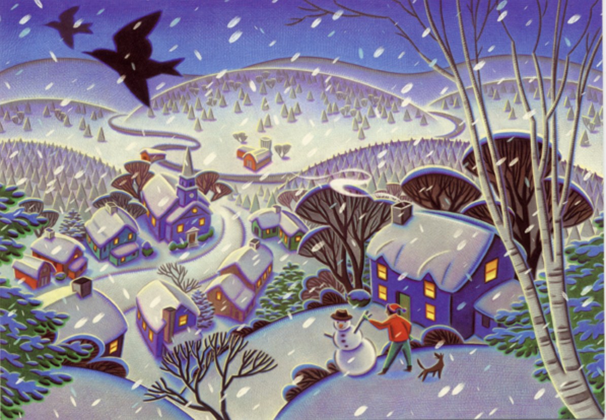 AR JTW0043 Christmas Village