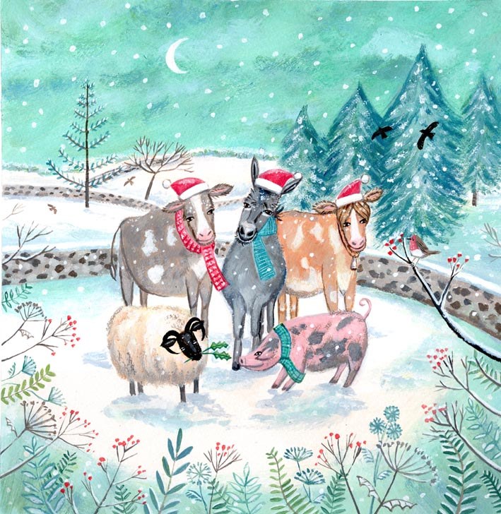 MARY STUBBERFIELD MLS0627christmasanimals