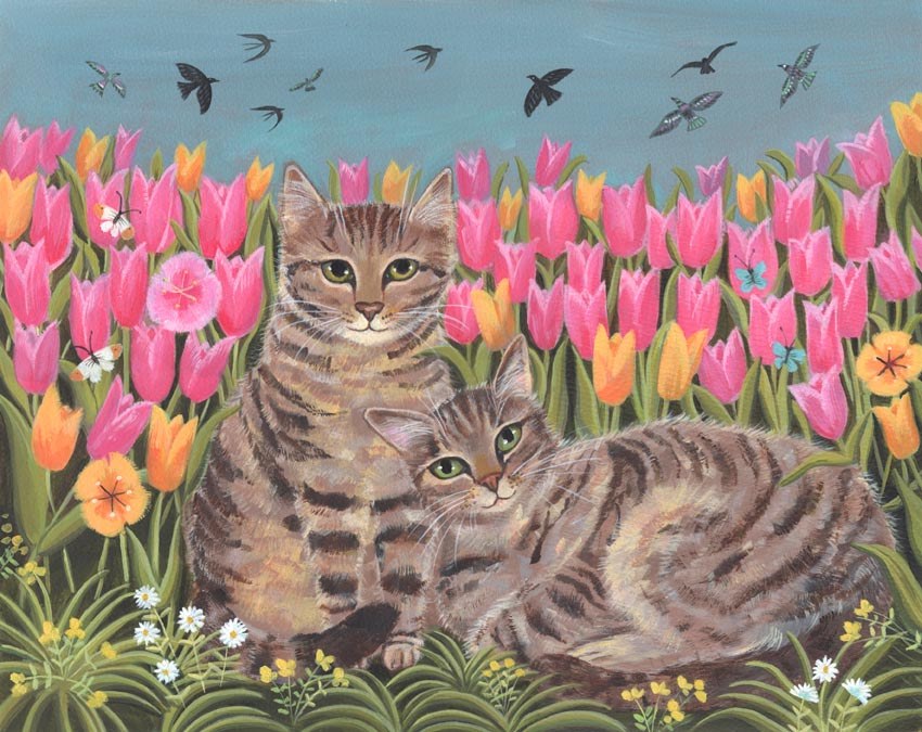 MLS0687catswithtulipsTFHRA