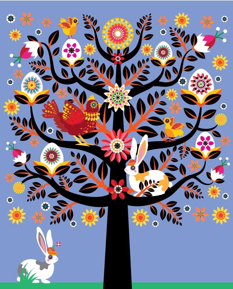 SUZANNE CARPENTER SZC0011 easterbunnytree