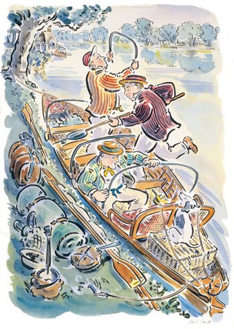 AR PCX0158 Three Men In A Boat