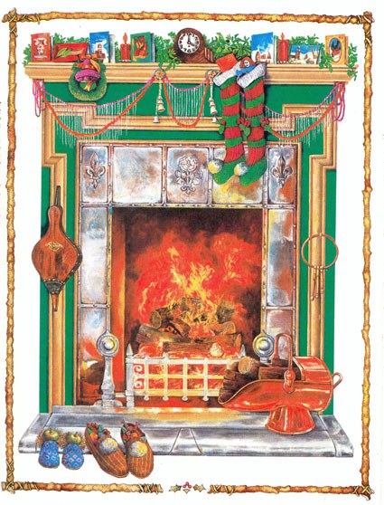 AR PLH0072xmas fireplace