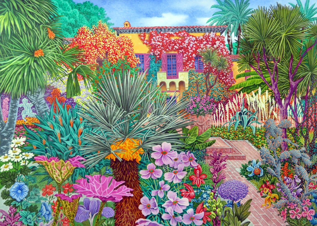 AR PLH0088 Garden in menton PLPUZZ