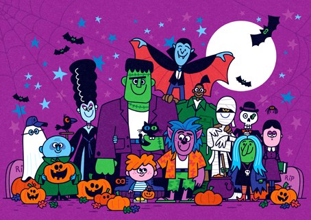 WLS0241 Halloween landcsape texture 01