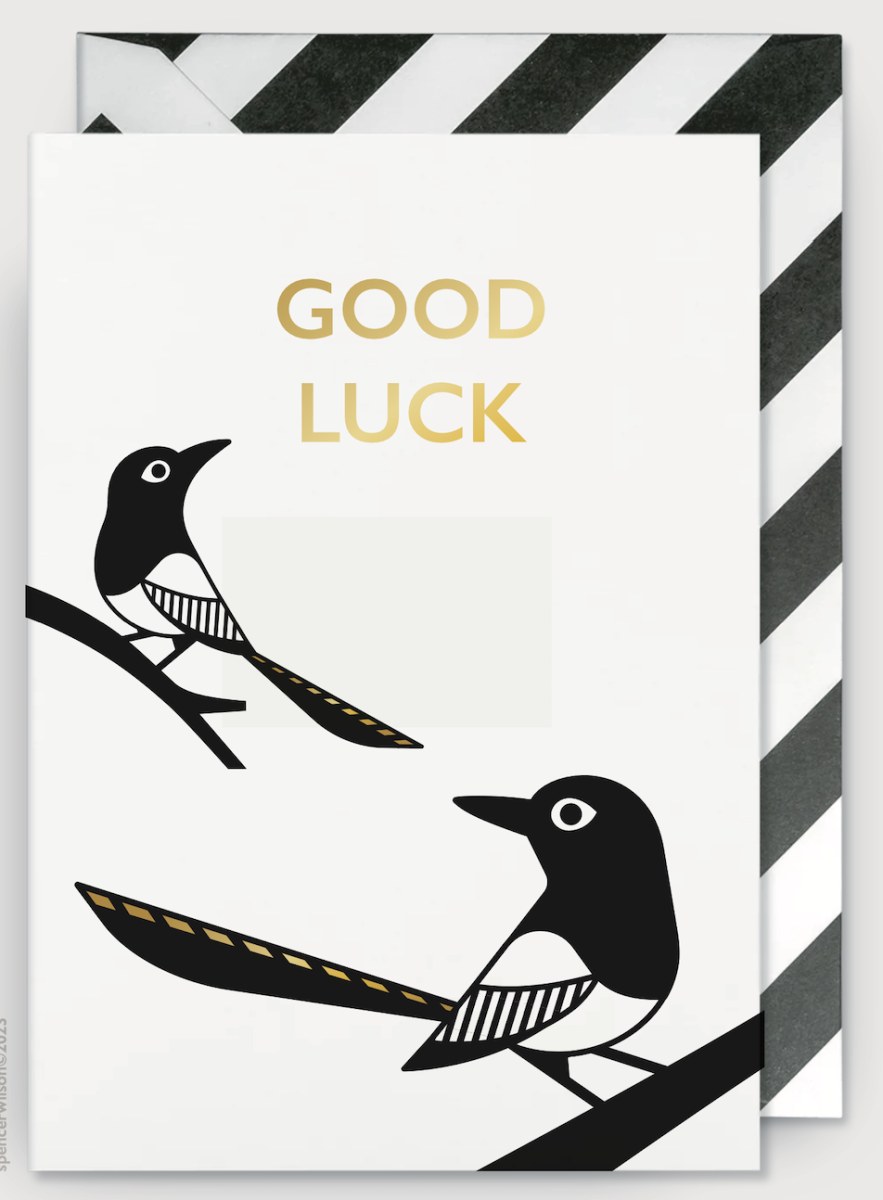 WLS0255 Magpies   good luck