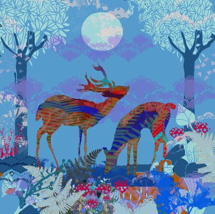 TFL0392 Deer moon PRFUKEX