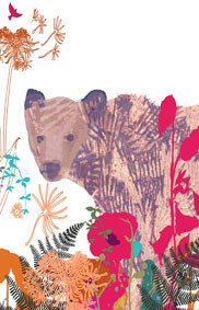 TFL0415 Christmas bear white