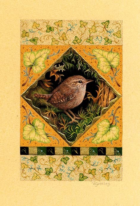 Valerie Greeley VG1019 TFHRA wren gilded