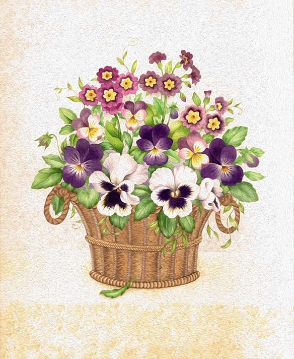 VG0149 TFHRA flower basket oil