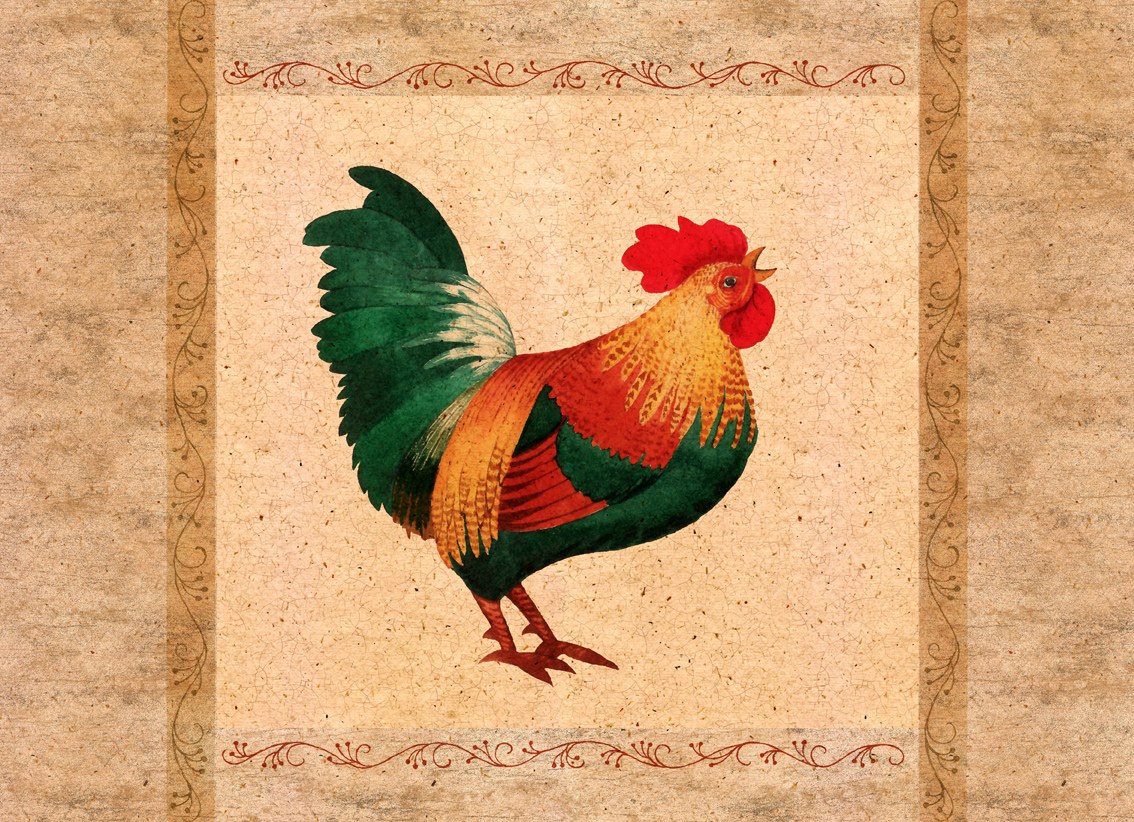 VG0613 speckled rooster mat TFHRA
