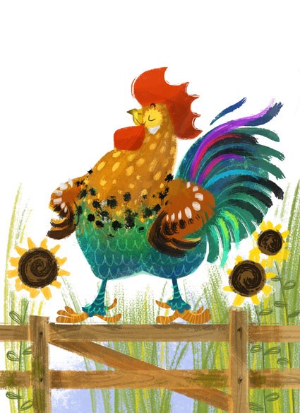AR ACH0017 Animals cockerels