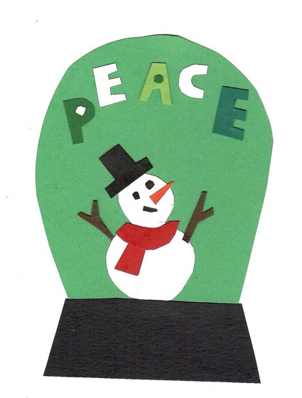 Mique Moriuchi AR MIQ0212 snowmansnowglobe