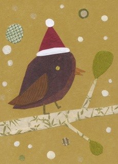 AR MIQ0028 let it snow   santa birdy