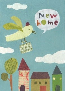 AR MIQ0031 new home bird card