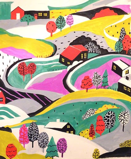 Sarah Campbell SCD0370 winterlandscape