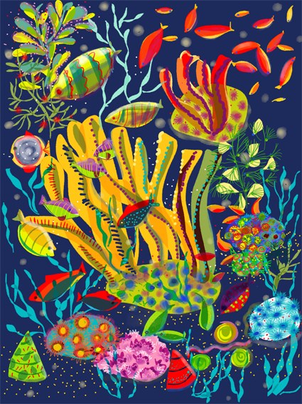 SCD0419 coral reef 1, ipad