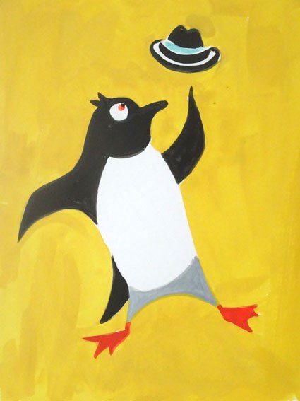 SCD0198 penguin and hat