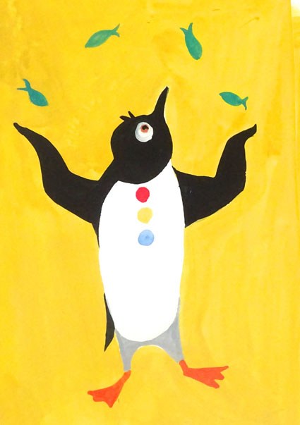 SCD0199 penguin juggling
