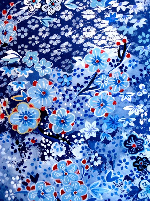 Sarah Campbell SCD0512 blue floral DSC00627