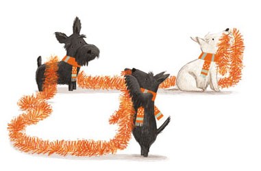 AR KRL0166 Terriers tinsel