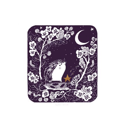 Kristyna LittenAR KRL0202 Hedgehog fallen star copy