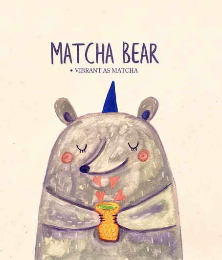 AP ALZ0037 MATCHA BEAR