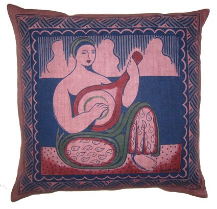 CIB0314Woman & Mandolin   plum copy