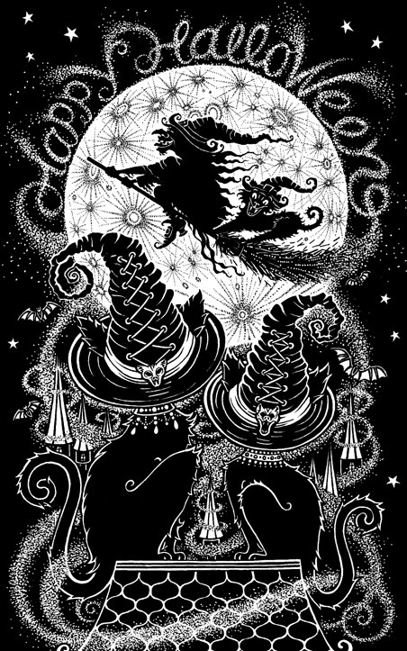 AP STA0018 Halloween cats- Sally Taylor
