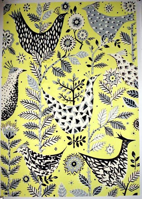 Sarah Campbell SCD0668 yellow bird