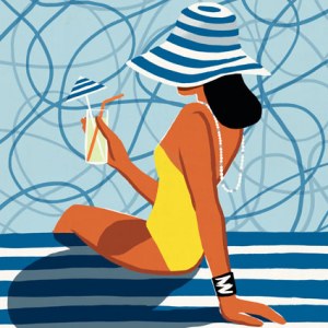 PTH0438 Poolside Stripes