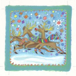 PAT0317 Red Nosed Reindeer Y