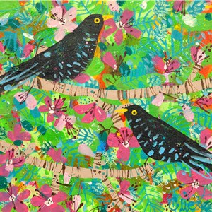 CWE0016 black birds in the tree topsPLPRLE PLG