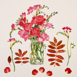 WIN0126T roses and rowan leaves TFHRA Y
