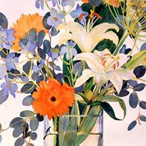 WIN0152 lilies and gerbera