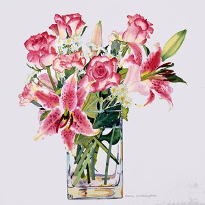 WIN0154 lilies and roses Y