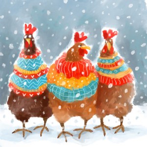 ELX0153 festivechickens