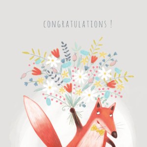 ELX0025 fox with flowers