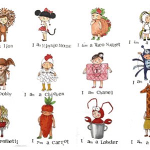 ELX0010 Kids in funny costumes