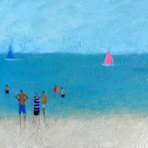 EBR0249 Peaceful.acrylic.35x16cm