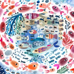 GABRIELA LARIOS GLA 0191 School of Fish