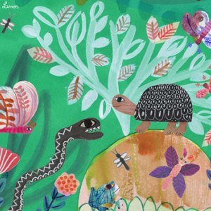 GLA0149 Tortoise and Butterflies TFHRA