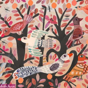 GLA0163 Birds on Branches