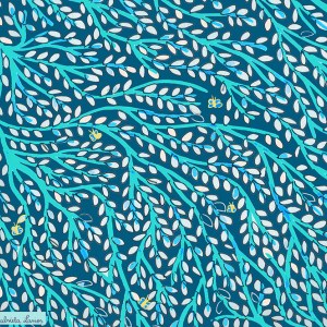 GLA0130 Blanchet Cottage Leaves Pattern TFHRA